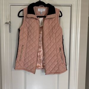 Calvin Klein Women's Blush Quilted Vest